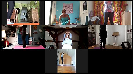 Conférence-échanges et pratique viniyoga. Incarner son génie personnel. www.yogathérapie-latrame.com